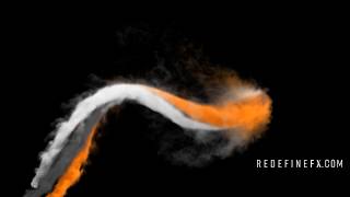 3-color Smoke Path Follow with Phoenix FD by #RedefineFX