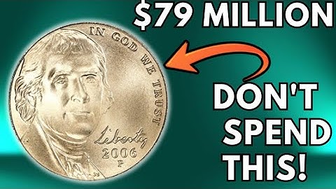 WORTH $79 MILLION?! 2006 P JEFFERSON NICKEL – RARE ERROR COIN TO LOOK FOR!