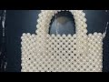 طريقه عمل شنطه من الخرز الولي الجزء الثاني والاخير