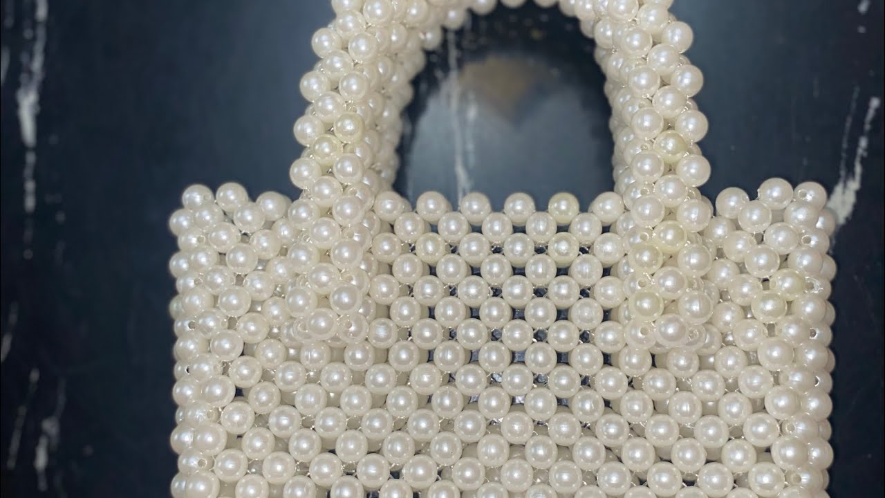 طريقه عمل شنطه من الخرز الولي الجزء الثاني والاخير