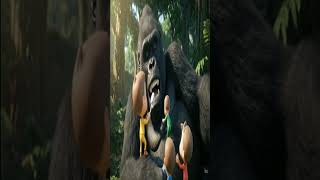 Gorilla Tooth Adventure | Funny 3D Cartoon with Tiny Humans #shorts