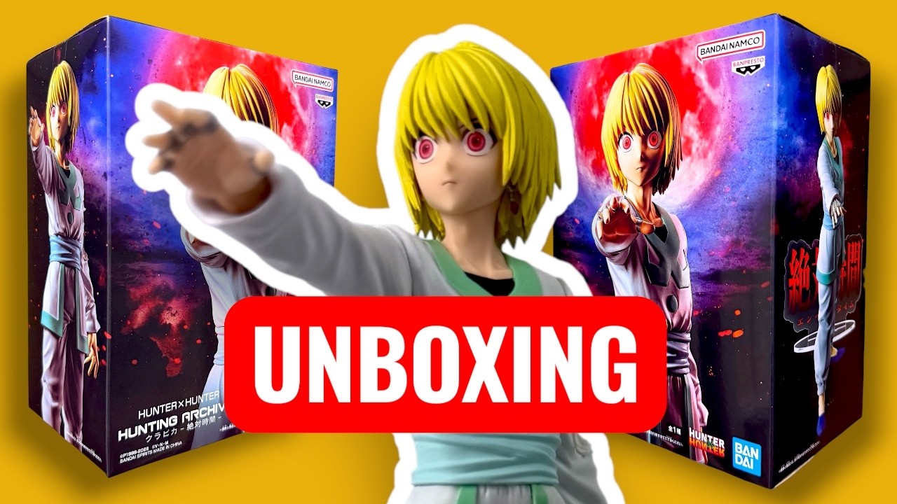 HUNTER×HUNTER HUNTING ARCHIVE クラピカ ×10 Unboxing Hunter X Hunter Kurapika Hunting Archives Action Figure