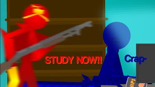 Son, Are You Studying In There? (Meme) | Sticknodes Pro Animation Resimi