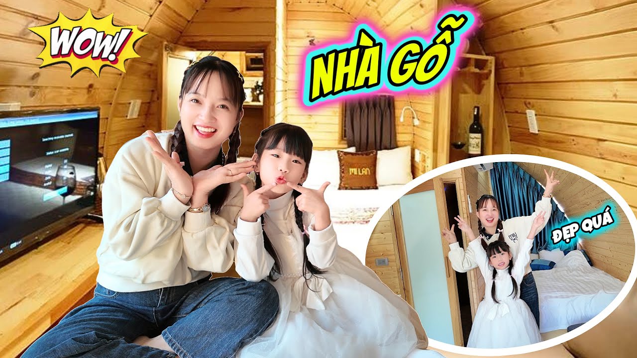 Gia Đình MiMi Đi Dã Ngoại - Thử Thách 24 Giờ Sống Trong Ngôi Nhà Gỗ Đầy Đủ Tiện Nghi !!!