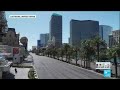 Coronavirus turns Las Vegas into ghost town - YouTube