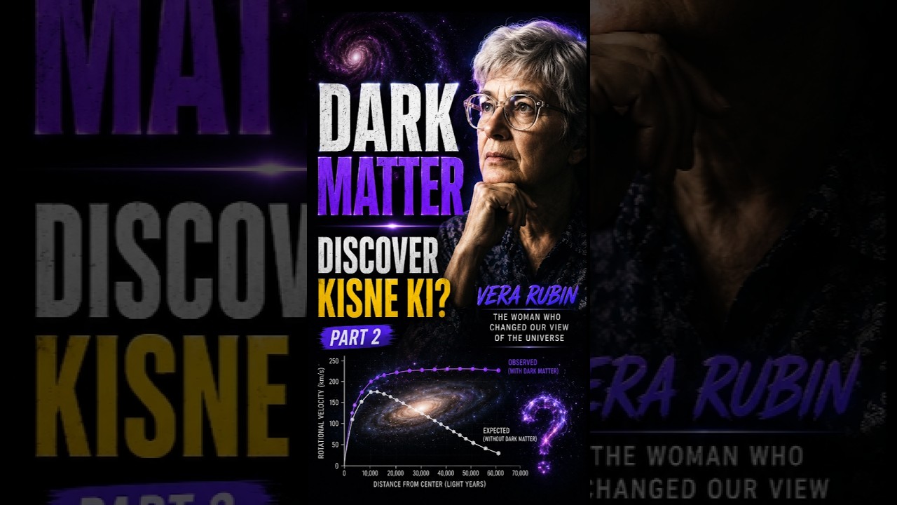 Who Discovered Dark Matter? 🌌 | Vera Rubin Explained #shorts