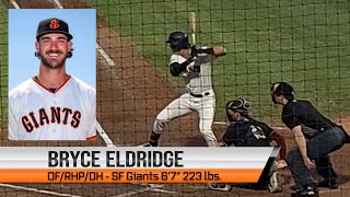 Bryce Eldridge FIRST LOOK 2023 1st Round 16th Overall SF GIANTS PICK Smashes RBI Hit! Prospect Video