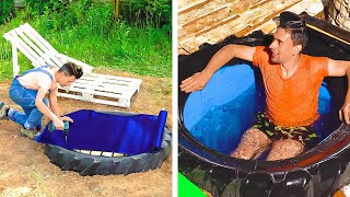 Backyard pool and other hacks for your Yard and Garden