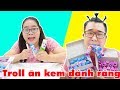 Ăn Vụng Kẹo Kem Đánh Răng Của Chị | Troll Em Trai Lười Đánh Răng & Cái Kết