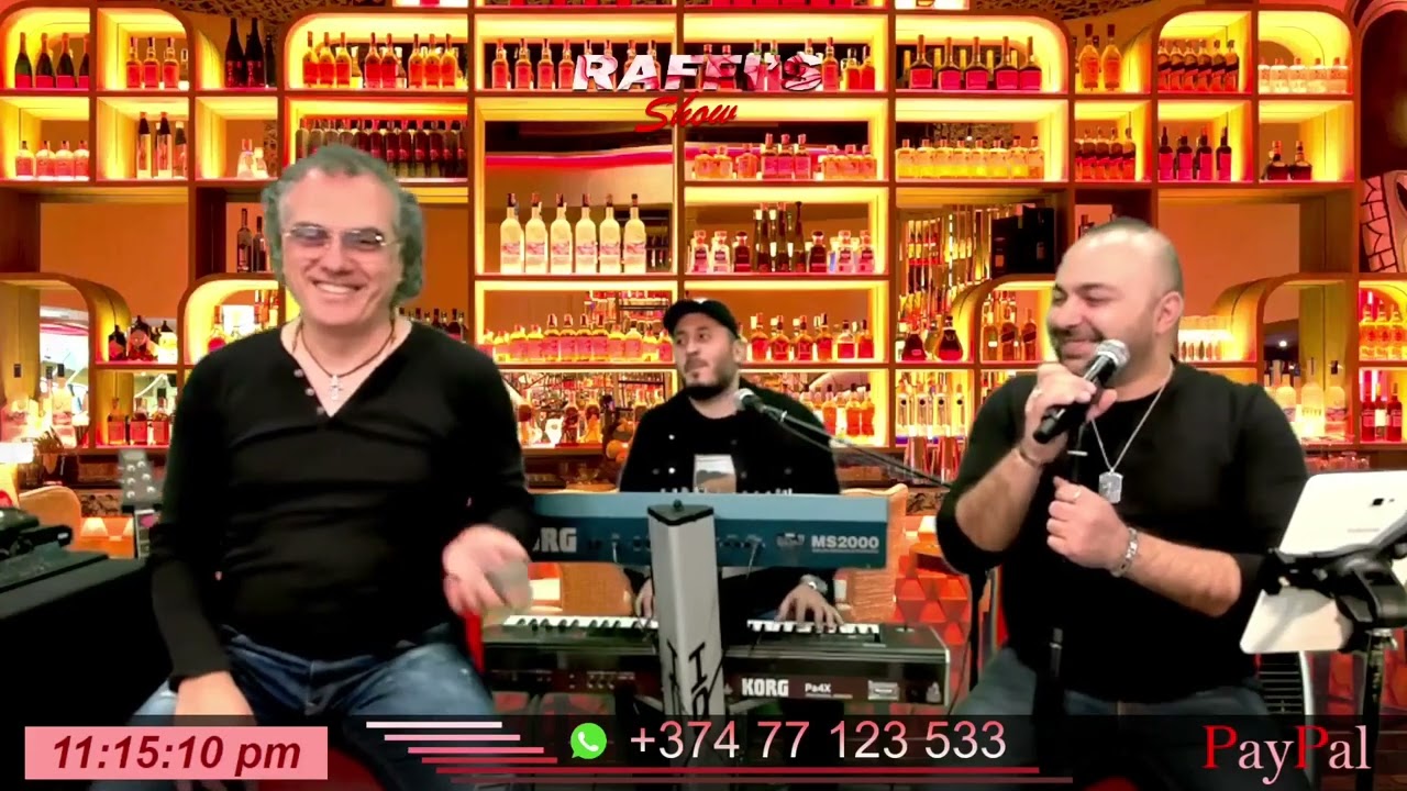 Raffi Zakarian and Georgig Chirishian with Hovig Adourian, 2023 on Radio Avol