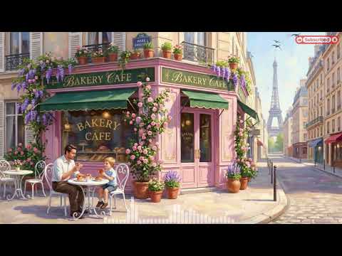 𝐑𝐨𝐦𝐚𝐧𝐭𝐢𝐜 𝐏𝐚𝐫𝐢𝐬 𝐌𝐨𝐫𝐧𝐢𝐧𝐠 🌹 Relaxing French Café Music | Jazz & Piano Ambience