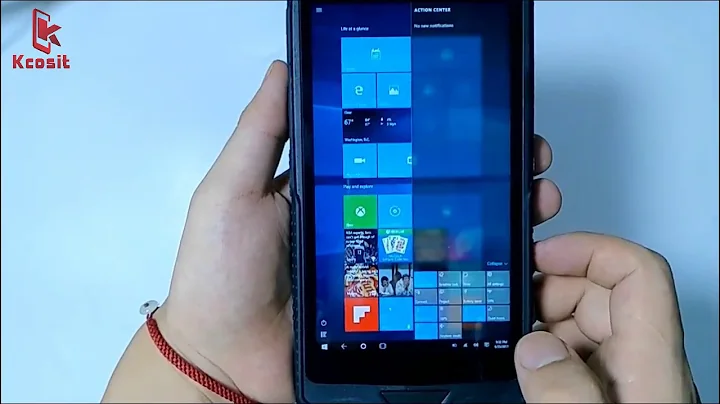 Kcosit K62H / K72H Upgrade Windows rugged tablet PC Handheld Terminal PDA 2D Barcode Scanner