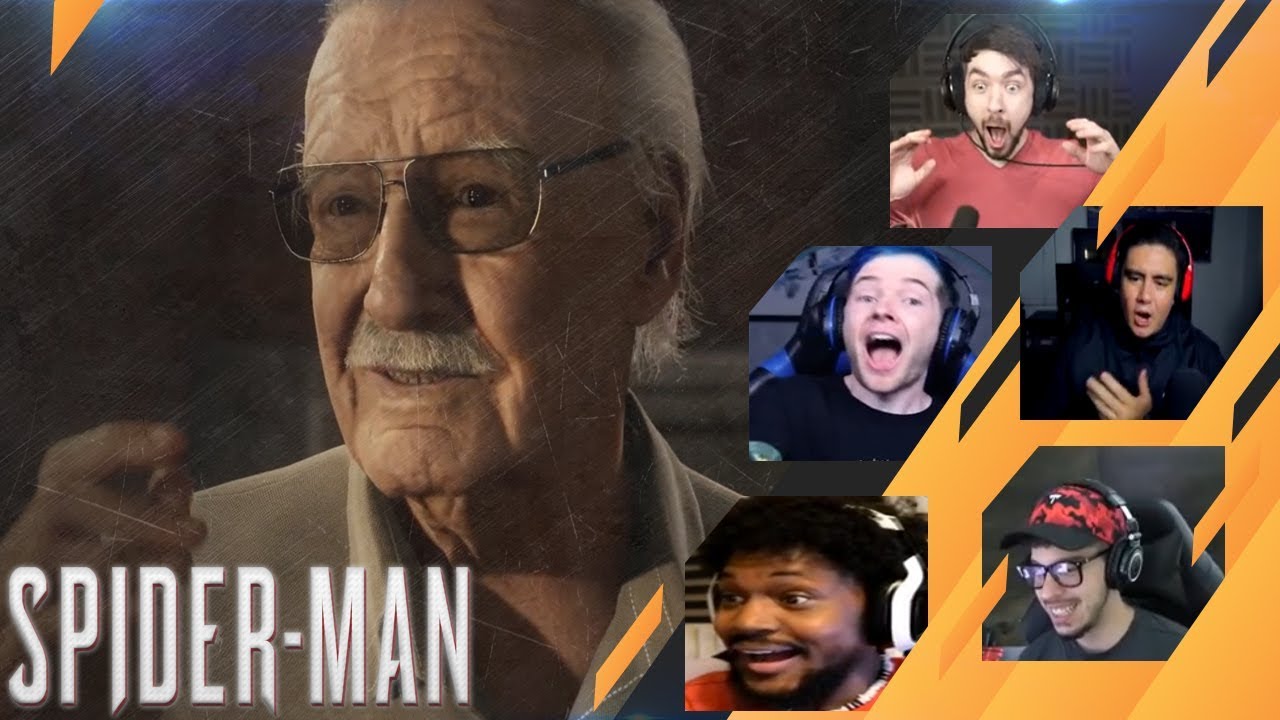 Gamers Reactions to STAN LEE CAMEO | Marvel's Spider-Man