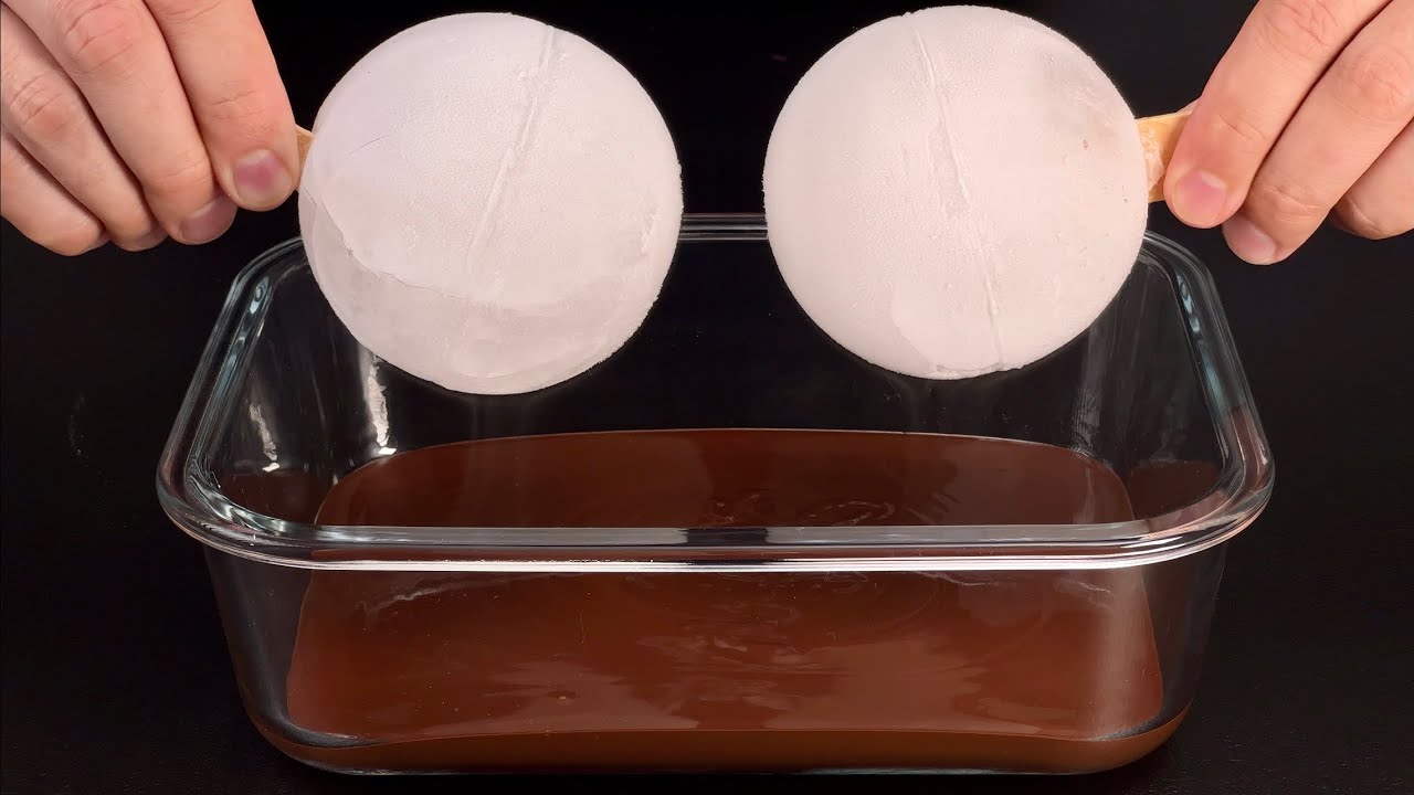 Положите лед в растопленный шоколад! Вы будете поражены! Торт за 5 минут без выпечки