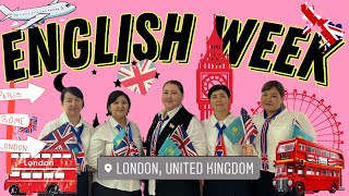 картинка: English Week / Ағылшын тілі апталығынан көріністер