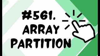 Famous Sorting - 561  Array Partition - LeetCode Profile