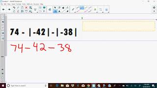 Pre Alg Absolute Value Expression Question 15