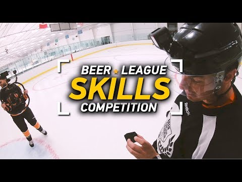 DESTROYING GOPRO's | Beer League Hockey Skills Competition