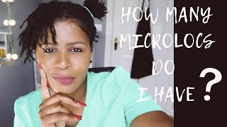 COUNTING MY MICROLOCS | HOW MANY MICROLOCS DO I HAVE | DIY NO GRID MICROLOCS