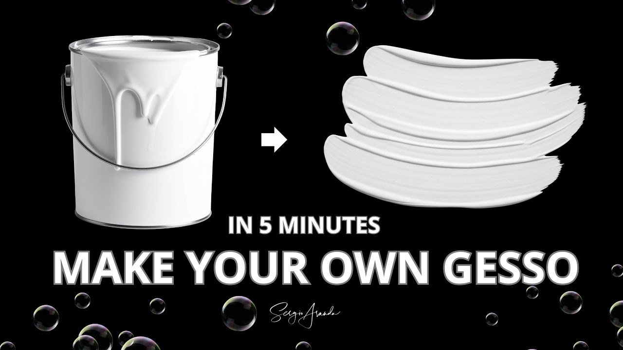 Простой домашний грунт за 5 минут | Профессиональный грунт для художников своими руками