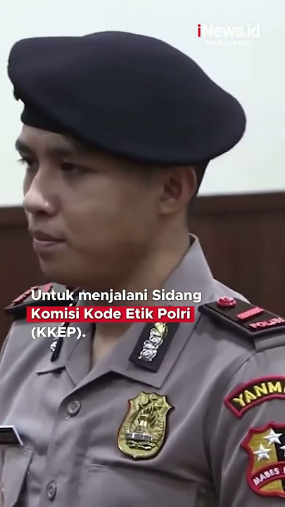 Penampakan Richard Eliezer Pakai Seragam Polri saat Jalani Sidang Etik #shorts #richardeliezer #news