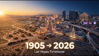 Las Vegas TimeLapse (1905 → 2026): From Tiny Desert Settlement to Mega City