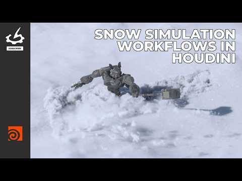 Snow Simulation Workflows in Houdini with Diego de Mendizabal