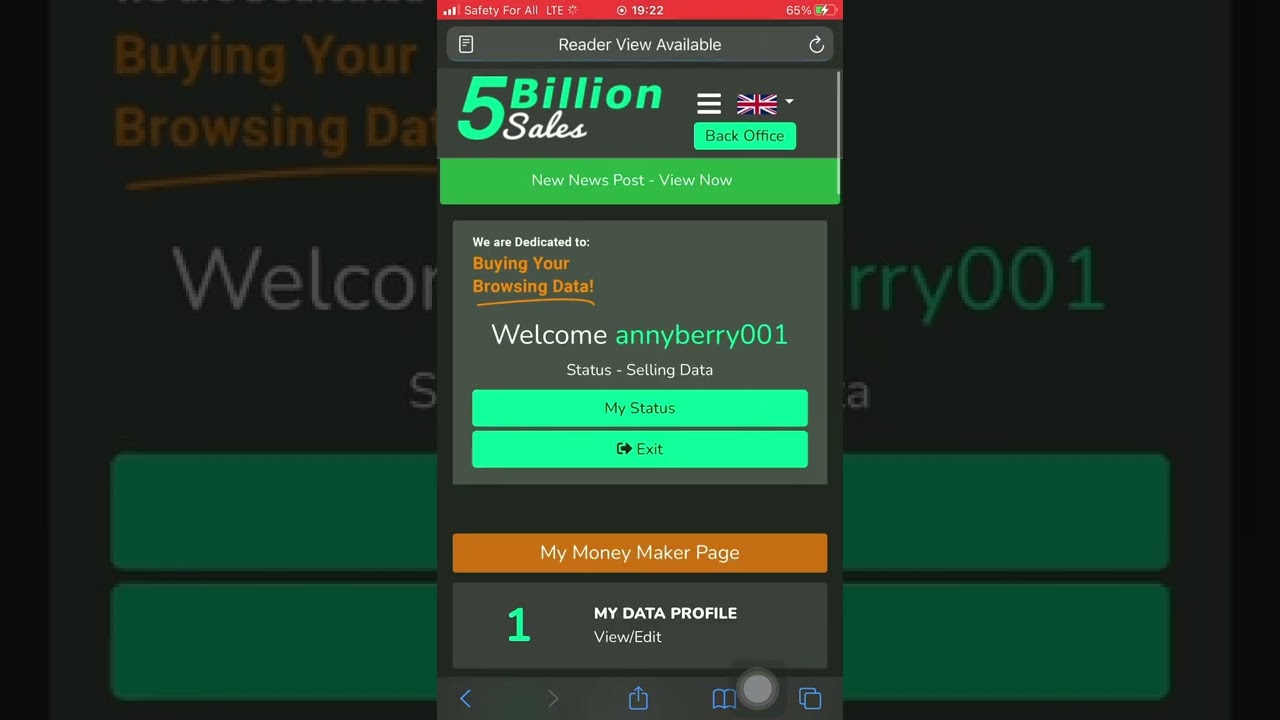 How to register 5billion sales