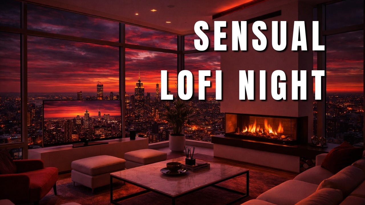 Midnight City Drive 🌙 Sensual Lo-Fi with Smooth Sax & Soft Female Vocals | Chillhop Mix