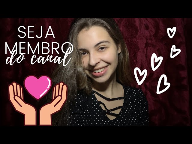 VOCÊ PODE SE TORNAR MEMBRO DO AURA ASMR | Voz Suave e Relaxante