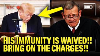 Trump Accidentally WAIVES his OWN IMMUNITY as CASE BACKFIRES!!