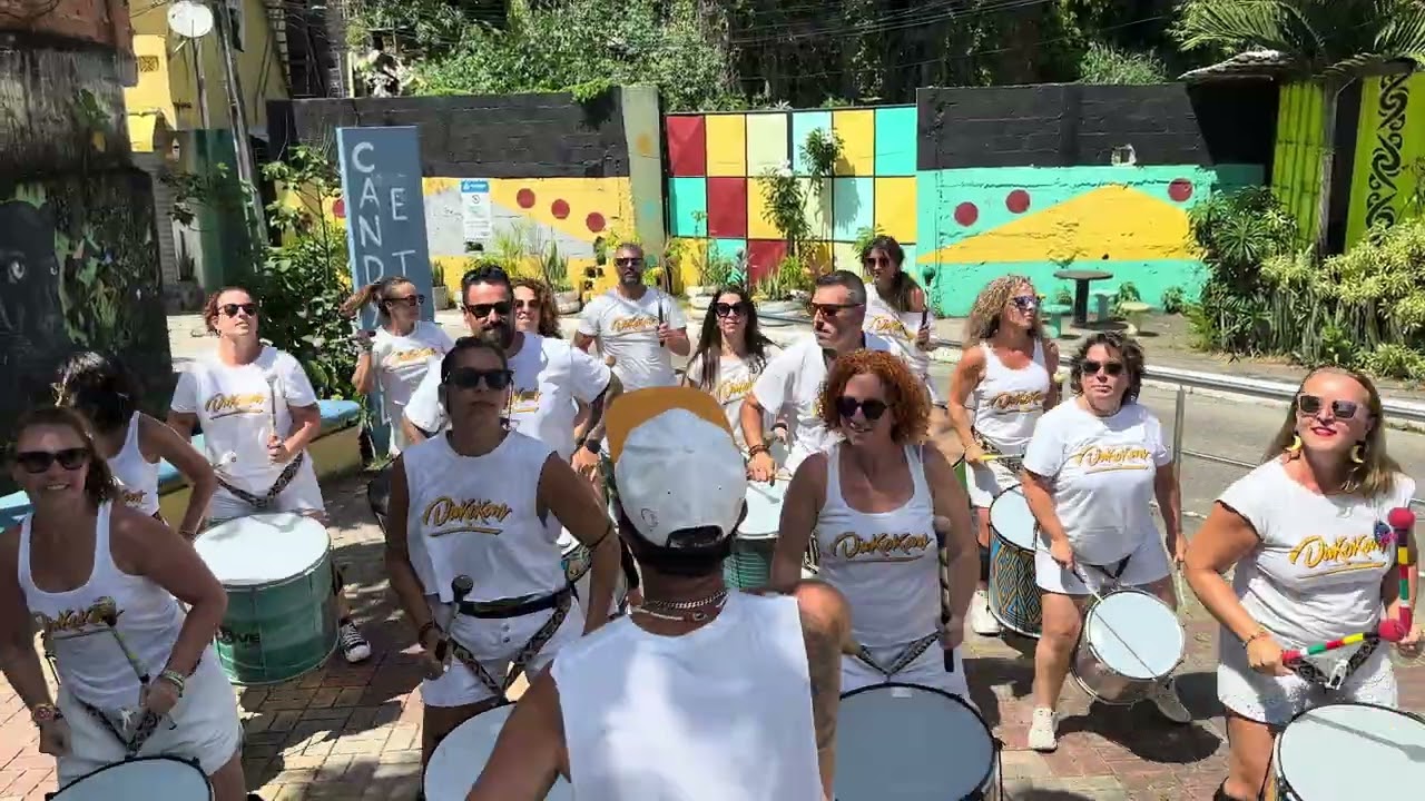 Tocando Afro’s en el Candeal (Salvador de bahía) 