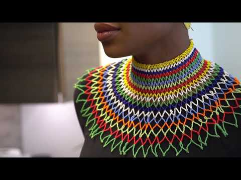 How to style our Ayanda Zulu cape necklace