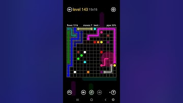 Free Flow - 15x15 Mania - Perfect Solutions for levels 141 - 150