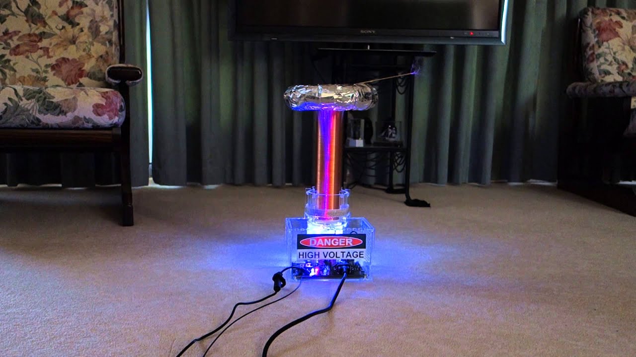Tesla Coil Second Song Test YouTube
