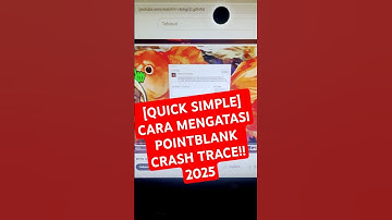 Mengatasi Masalah CRASH TRACE!! pada GAME POINTBLANK | INDONESIA  #pointblank #pointblankindonesia