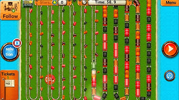 Train Tiles Maze - Rail Maze 2 - Train Puzzle Game - Android Gameplay #.076