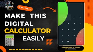 How to Make a Calculator Using HTML CSS JavaScript in Hindi #programmingwithkrishna #html