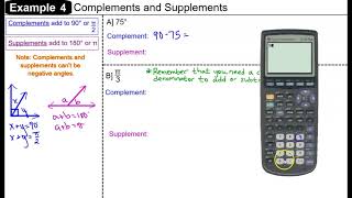 U5L2 Ex.4 Complements and Supplements in Radians