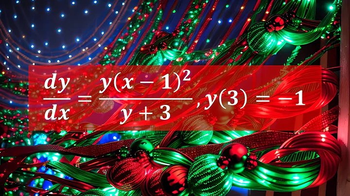 【詳細解題動畫】提要012：Solve y' = y(x – 1)²/(y + 3), y(3) = –1｜授課老師：中華大學土木系呂志宗特聘教授(2-2)