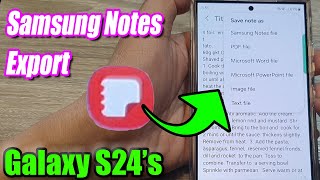 Samsung Notes Export: Save Your Notes Easily screenshot 2