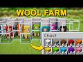 Ultimate 16-Color Automatic Wool Farm Tutorial (Minecraft 26.1.2)
