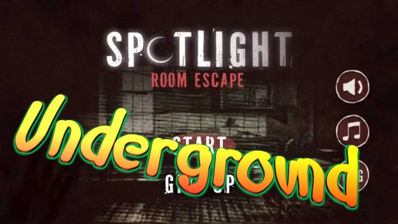 Spotlight Room Escape Underground FULL Walkthrough