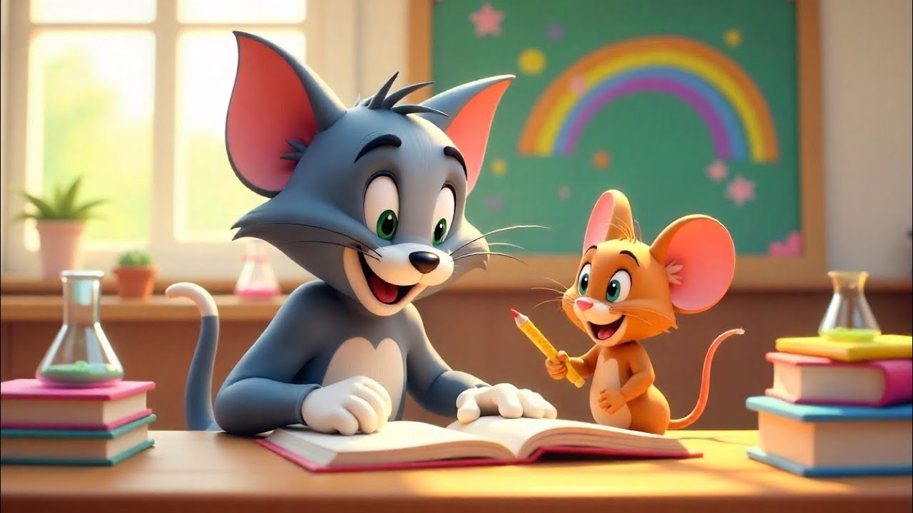 Tom and Jerry | Laugh and Learn Poem for Kids 😂📚