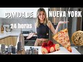 24 HORAS COMIENDO COMIDA DE NUEVA YORK (cheesecake, pizza, bagels) - Miel de Coco