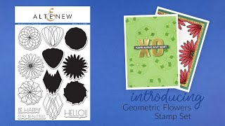 Altenew Stamps Intro - Geometric Flowers