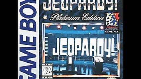 Game Boy Jeopardy! Platinum Edition ORIGINAL RUN Game #4