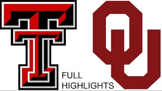 Texas Tech vs. Oklahoma | Full Game Highlights | 11/26/22