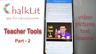 Chalklit TEACHER TOOLS teacher education and training app  part 2 screenshot 1