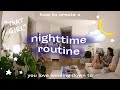 how to create your ideal "that girl" night routine (interactive exercise)